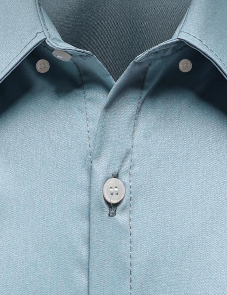Boys Stretch Dress Shirts Wrinkle Free Long Sleeve Button Down Shirt