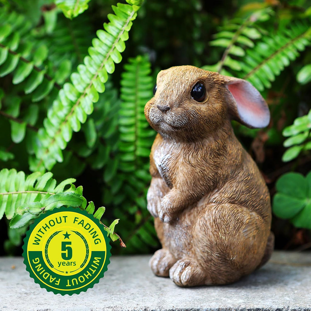 Bunny Decor Resin Easter Garden Statues Outdoor Indoor Home Yard - Set of 3