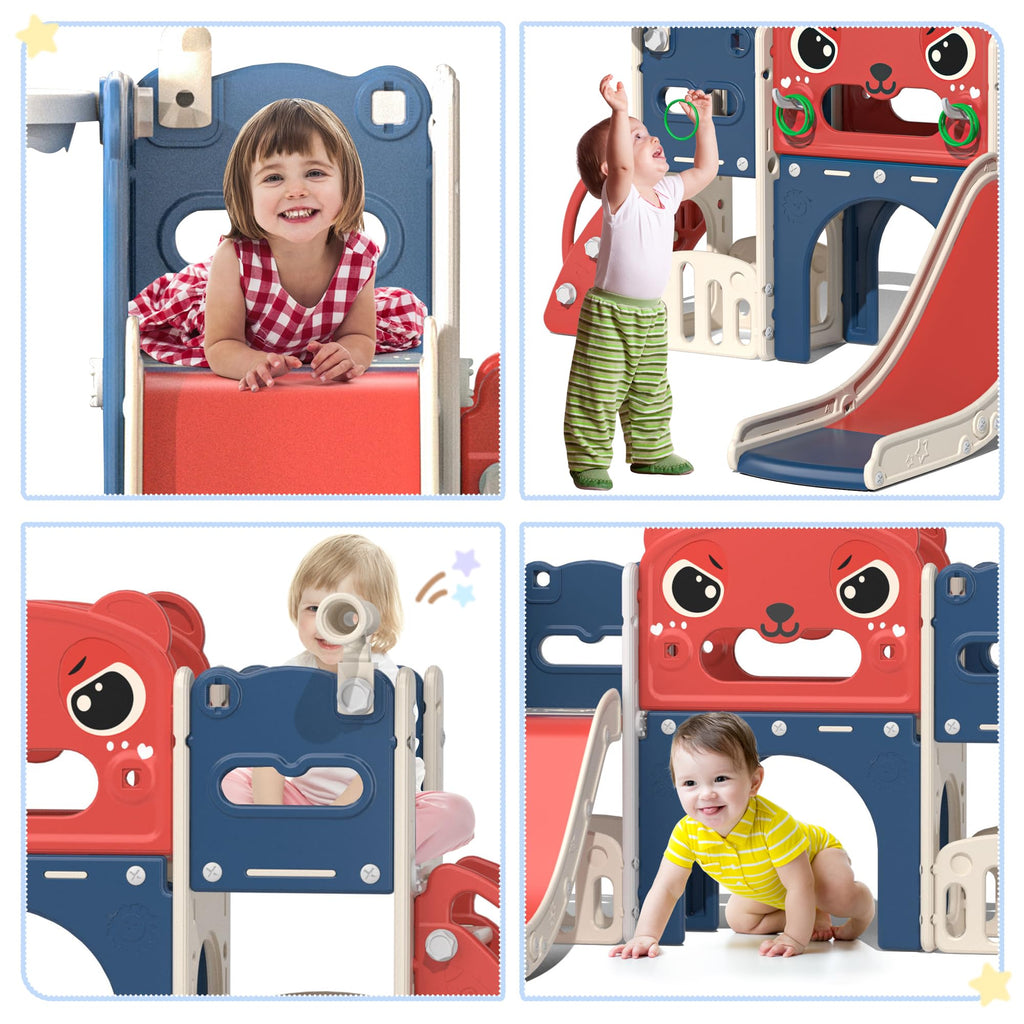 9 in 1 Toddler Slide and toddler outdoor playset