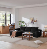 97" Cloud Couch Sectional, L Shaped Boneless Couch Sectional Couches for Living Room