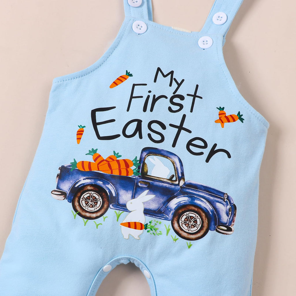 Baby Boy My 1st Easter Outfit 3pcs Easter Day Clothe Set Infant Boy Easter Day outfits