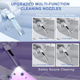 Luxury Smart Toilet with Foam Shield Auto-Open/Close Lid,One Piece Bidet Toilet Heated Seat for Bathrooms