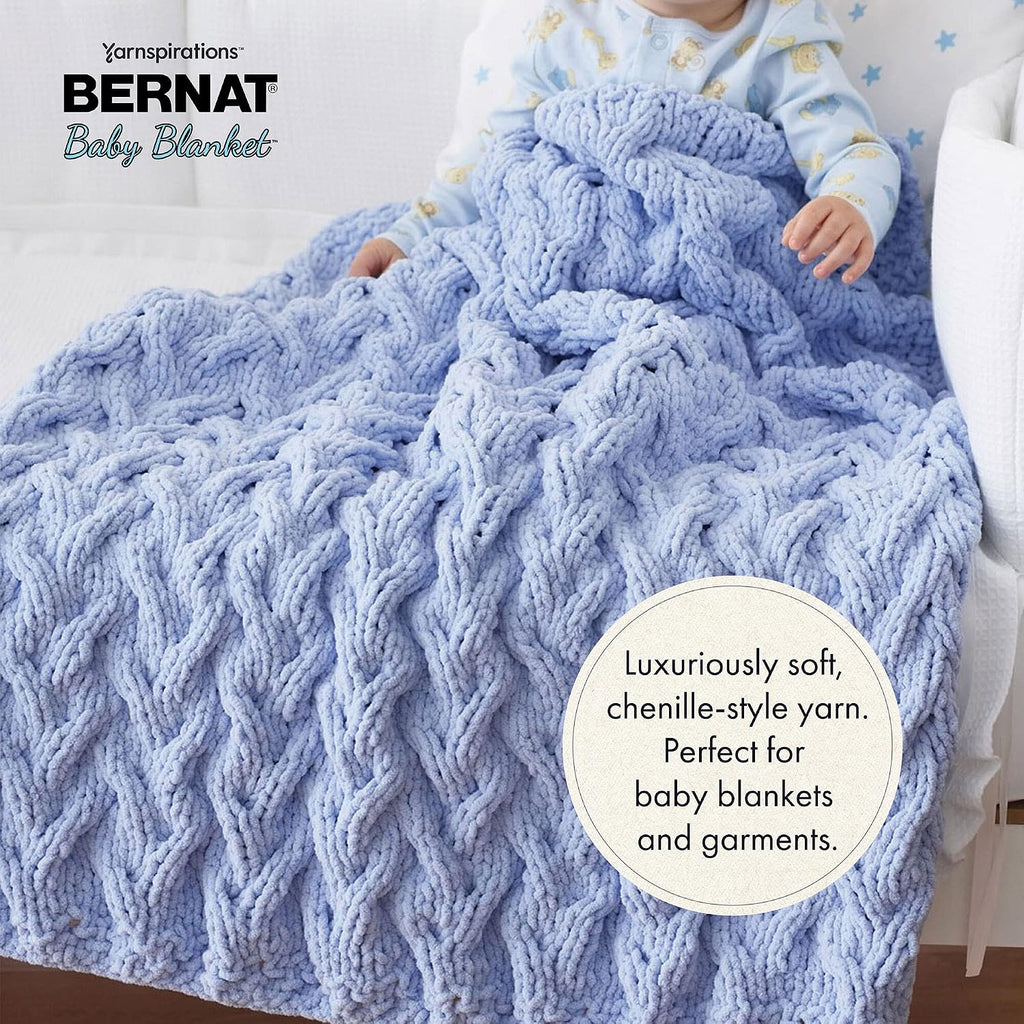 Baby Blanket Little Sandc Yarn - 2 Pack of 300g/10.5oz - Polyester - 6 Super Bulky - 220 Yards - Knitting/Crochet