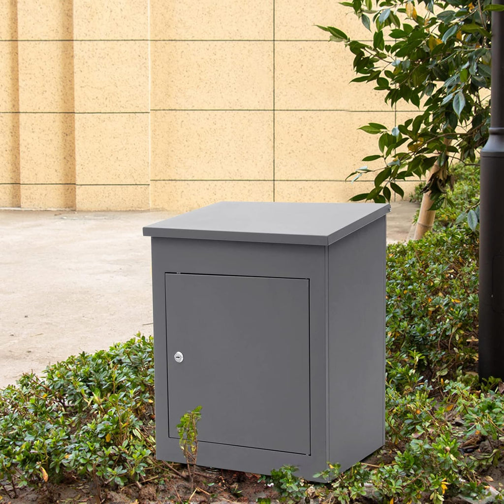 Galvanized Secure Package Delivery Box Porch