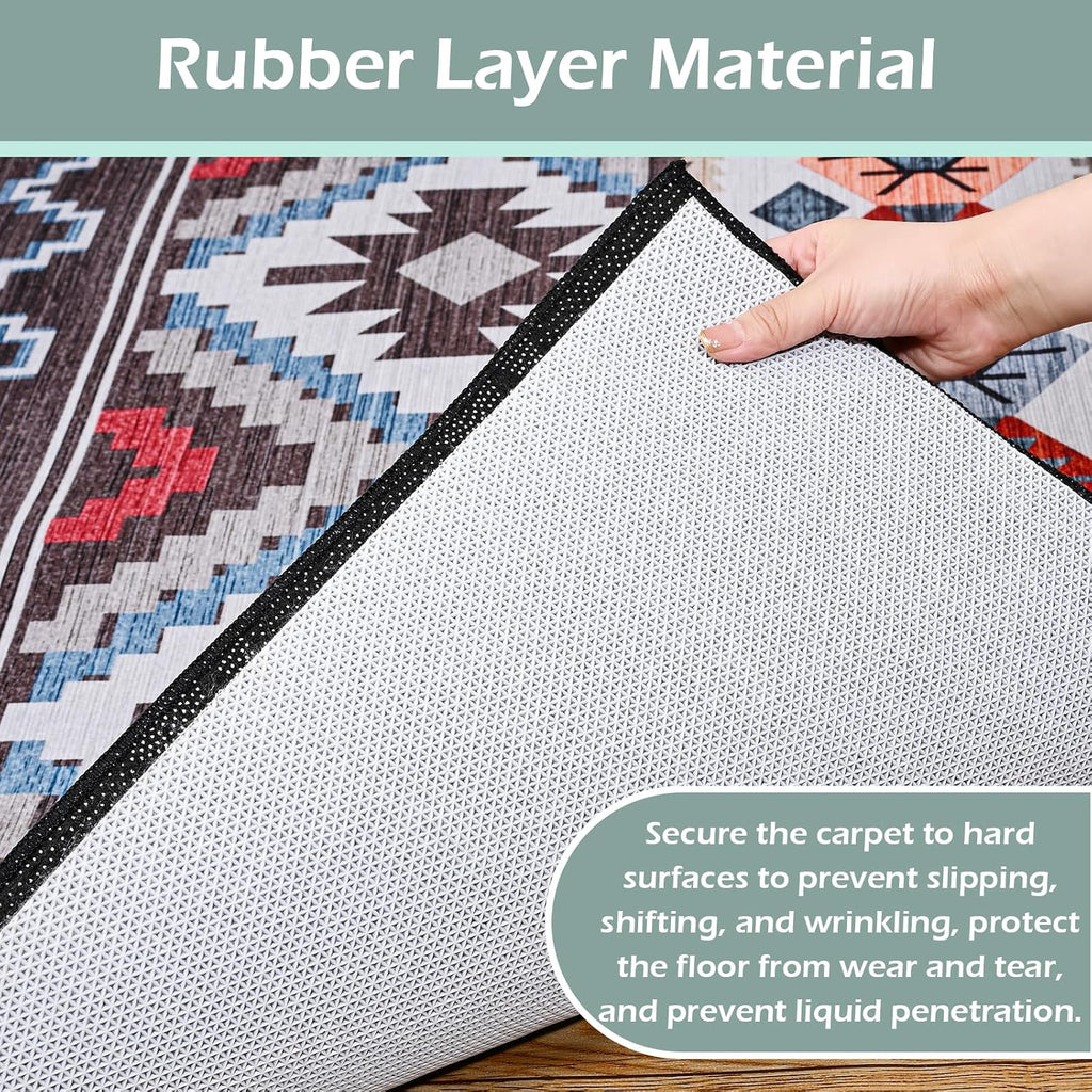 Non-Slip Rug Pads,9x12ft Waterproof Rug Pad,Carpet Pad for Hardwood,Tile,All Floors - Floor Protection,Cushioning - Set of 108