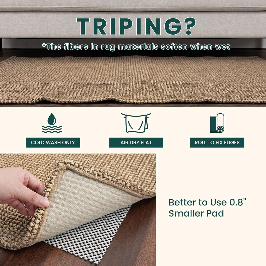 Boho Runners s 2x6 ft Washable Kitchen Runner Non Slip Rubber Backed Hall Runners Cotton Entryway Runner Rugs for