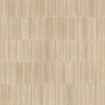 Porcelain Fluted Wall Tile | Marino Almond Bisque | 5" x 10"