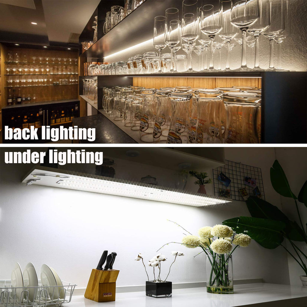 9.8ft Under Counter Light, Dimmable LED Cabinet Lighting with Remote