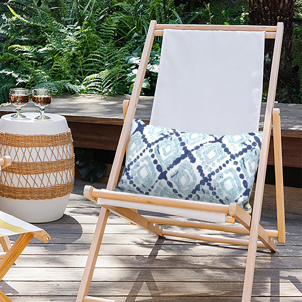 Outdoor Lumbar Pillow Covers 12"x20", Rectangle Throw Pillow Covers Furniture, Decorative Lumbar Cushion Case for