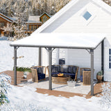 14' x 10' Outdoor Hardtop Gazebo Pergola for Patio, 10x14 La - Image 6