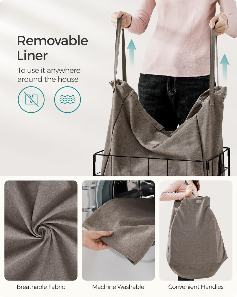 Laundry Hamper, Collapsible, 23.8 Gal. (90L)