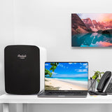 15L Mini Fridge for Bedroom - Car, Office Desk & College Dorm Room - 12v Portable Cooler & Warmer for Food, Drinks