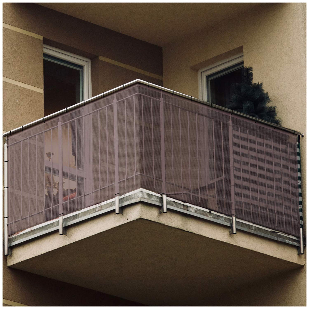 Gates for Stairs with Banister, Guard Safety Net for Baby, 15ft x 3ft Stair Railing Mesh Barrier for Kids, Cats