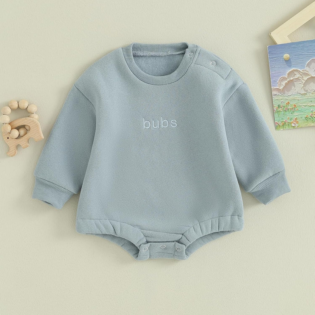 Newborn Infant Baby Boy Oversized Romper Sweater Bodysuits Coming Home Outfit Neutral Clothes