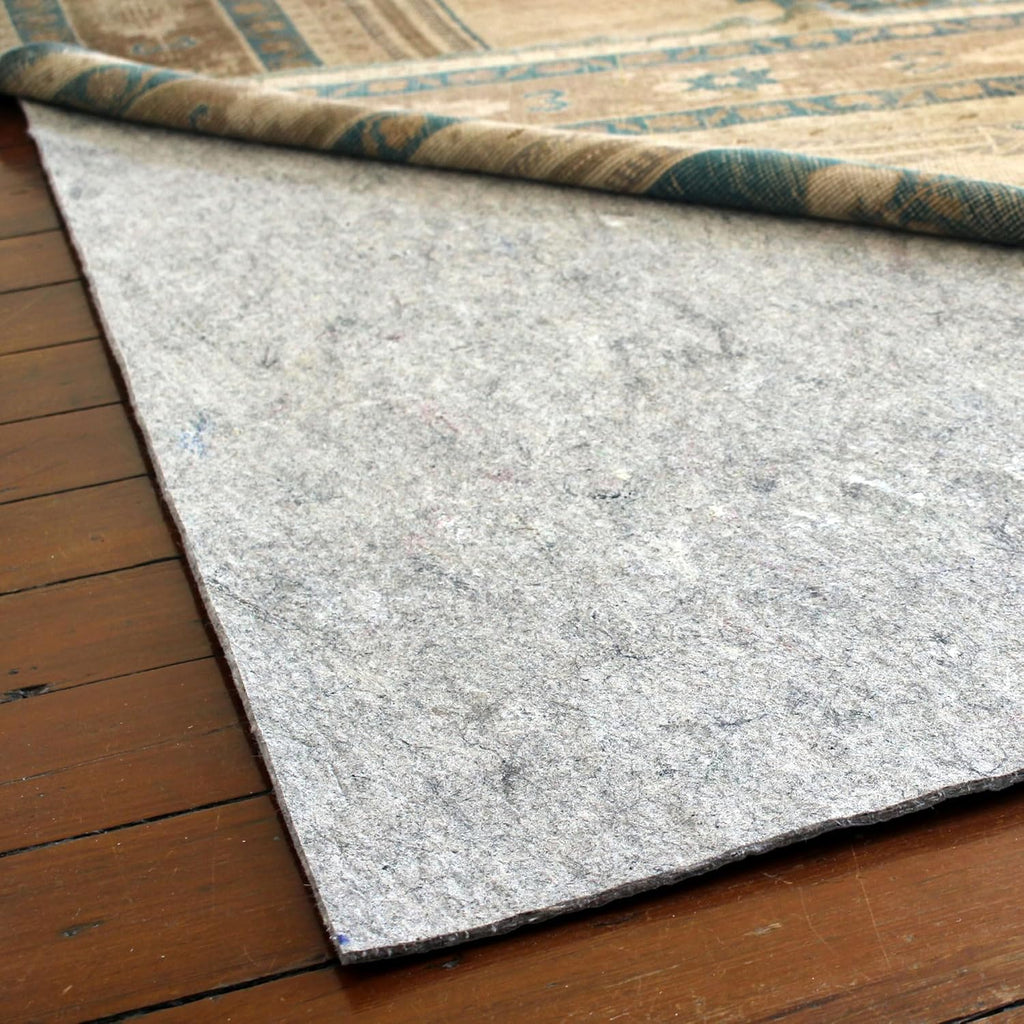 2'x6', Non-Slip Felt and Rubber Rug Pad (1/4" Thick), Protects Your Floors, Low-VOC, 100% Made in the USA, 2-Year