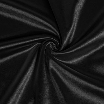 59" Wide Stretch Silky Spandex Satin Fabric by The Yard - Shiny Satin Spandex Fabric for Dresses, Active Wear, Yoga