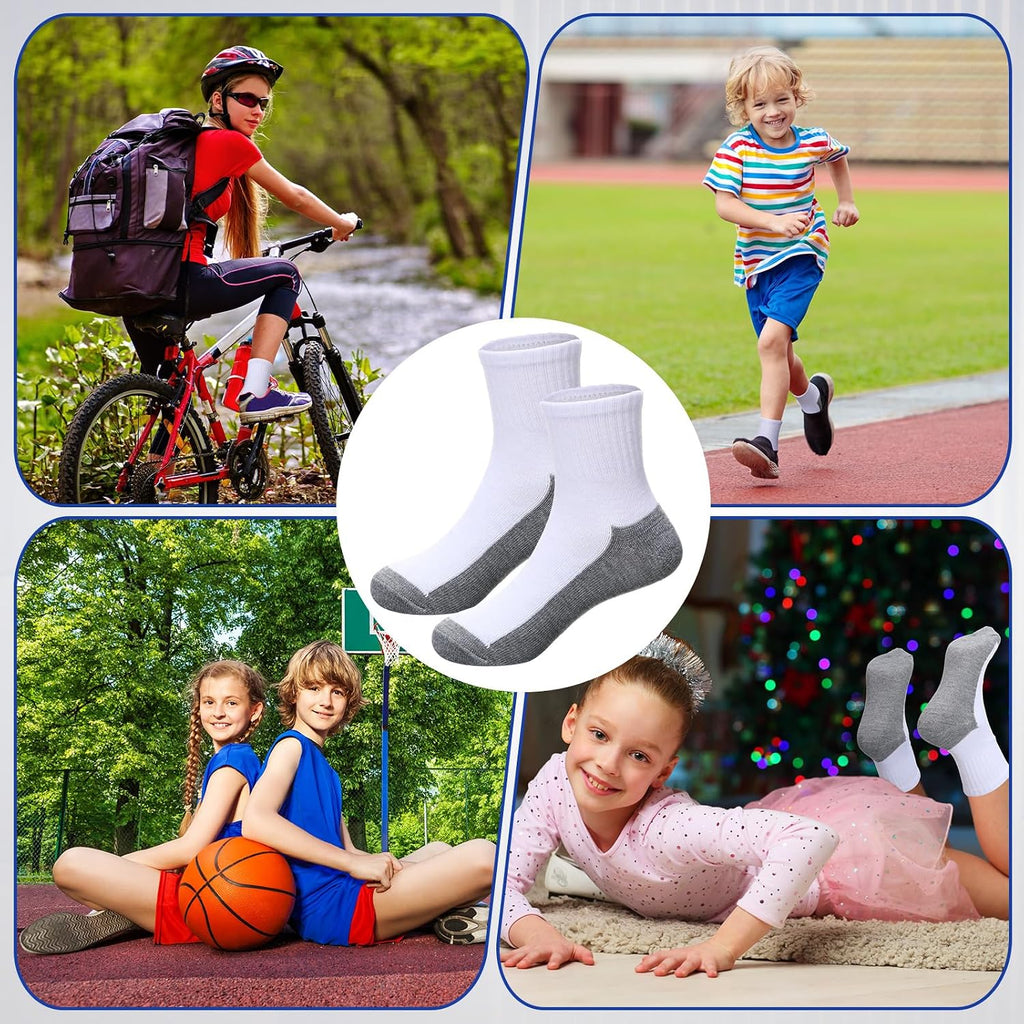 150 Pairs Kids Socks Bulk, Unisex for Boys Girls