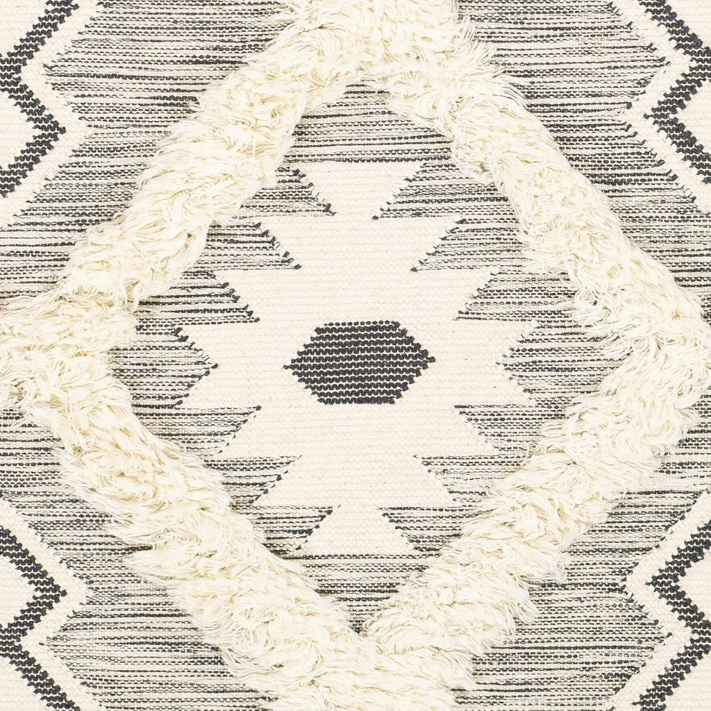 Skiathos Wool Living Room, Bedroom Area Rug - Geometric Diamond Medallion Trellis - Bohemian Transitional Tribal