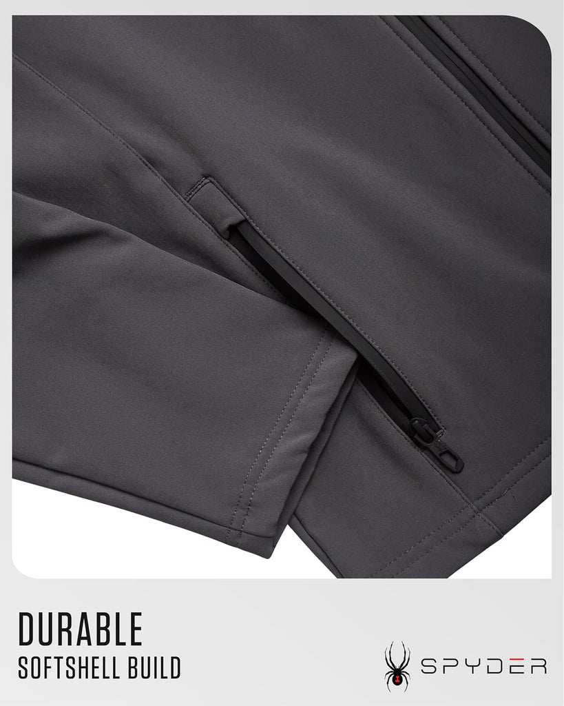 Boys Softshell Jacket Fleece-Lined Water-Resistant Windbreaker