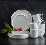 5266100 Samantha Chip-Resistant 16 Piece Set, Service for 4 White