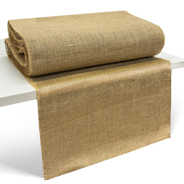 Burlap Fabric Roll, 40" x 24 Feet Natural Jute Garden Fabric