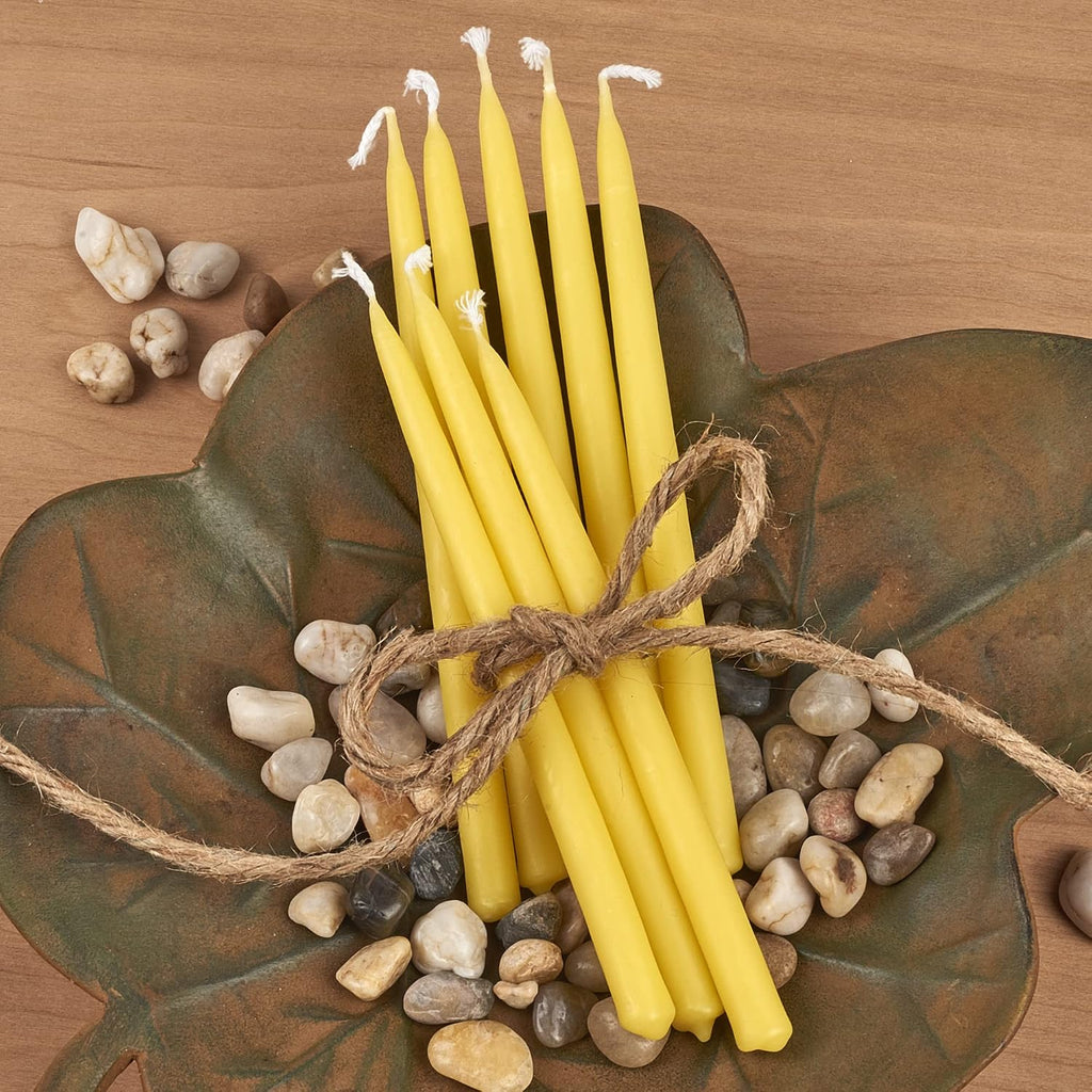 Quality Natural Beeswax Hanukkah Candles - Standard Size Chanukah Candle 5.75" Tall - Premium Bee Wax - Set of 45