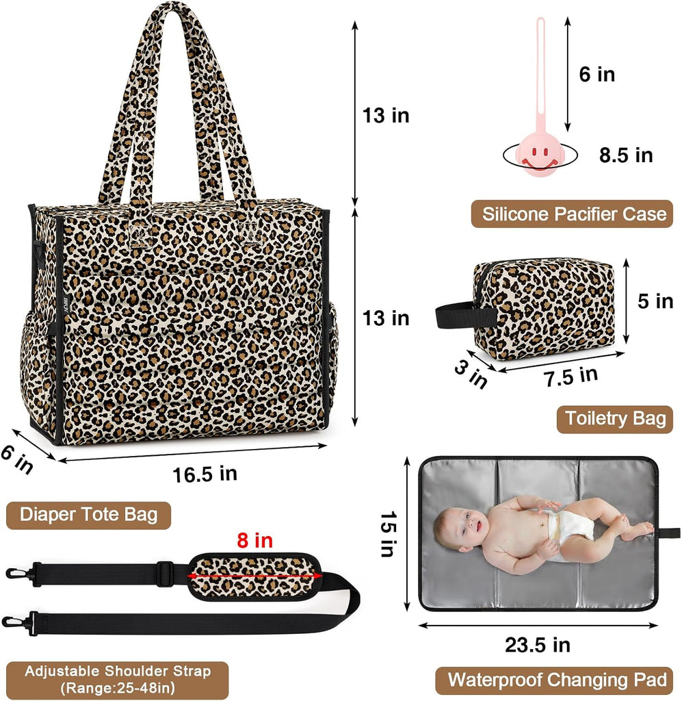 Diaper Bag Tote for Baby, Large Hospital Mommy Bag for Labor Delivery