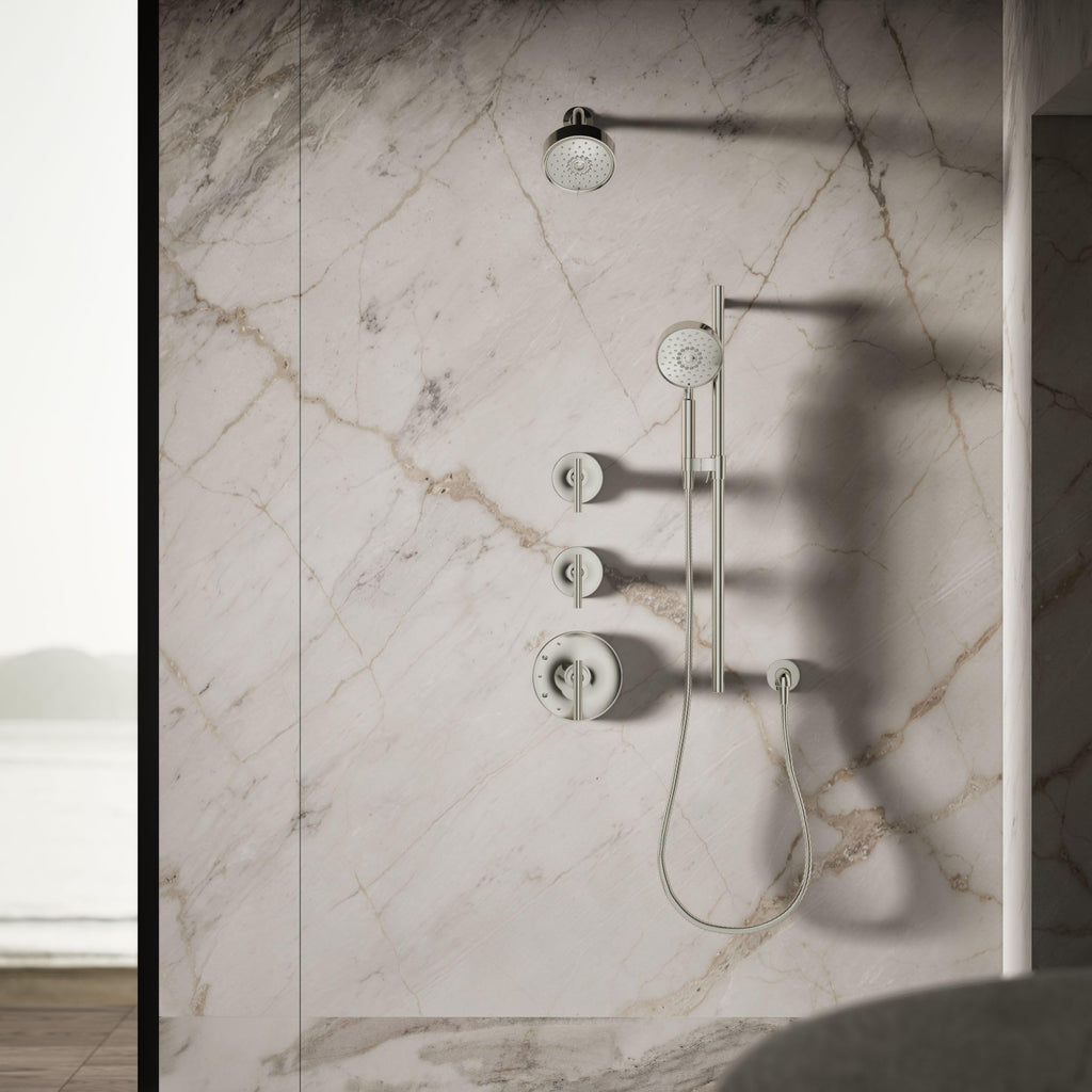 22170-SN Purist Three-function showerhead, 2.5 gpm, Vibrant Polished Nickel