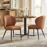 Collection - Dining Chairs Set of 2, Upholstered Kitchen Chairs, Comfortable Seat