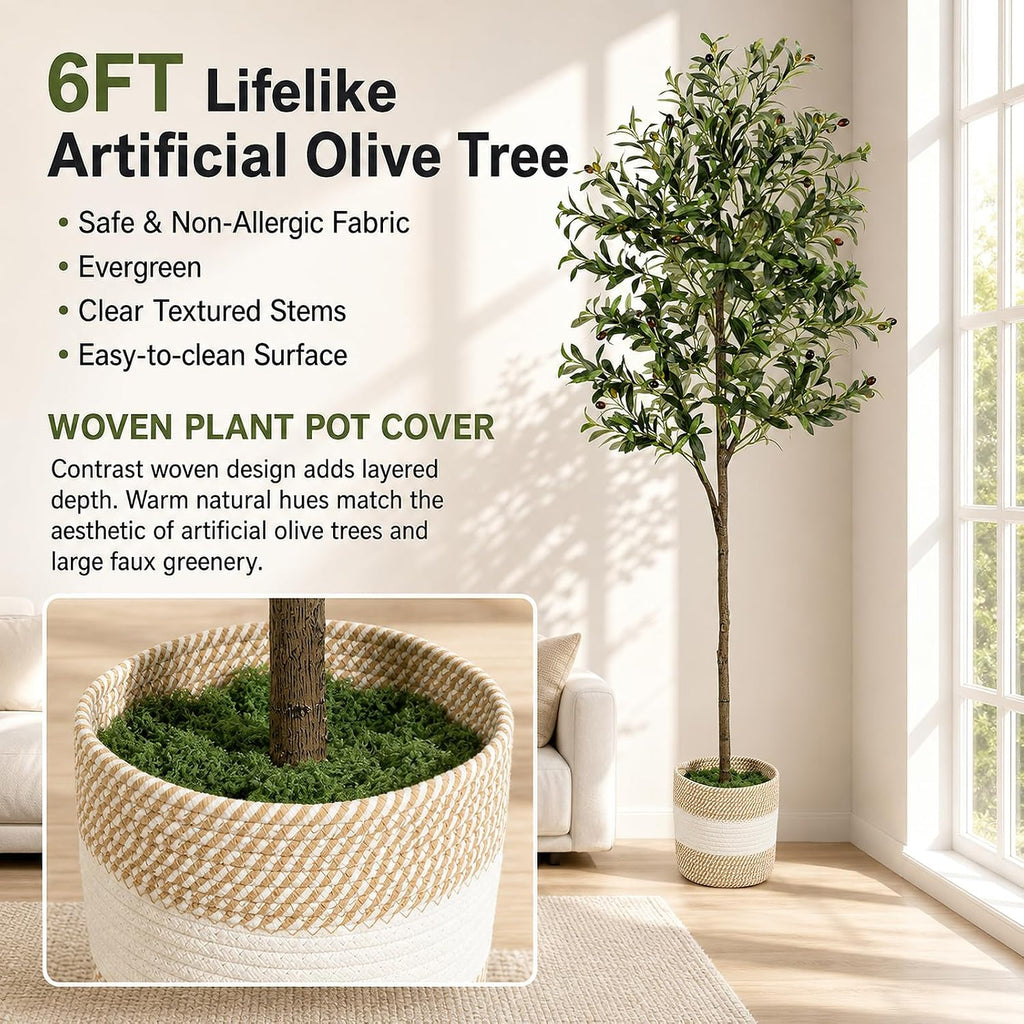 6FT Artificial Olive Tree