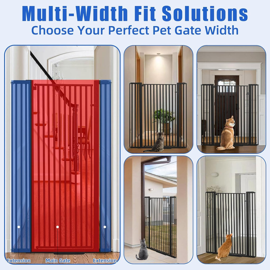 55 Inch Extra Tall Pet Gate for Cats