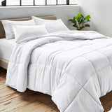 Duvet Insert Comforter - King/California King - Goose Down Alternative - Ultra-Soft - Premium 1800 S