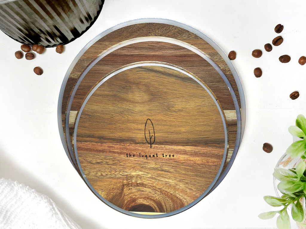 Farmhouse Kitchen Canisters for Countertop - Approx. 5, 4 & 2 Quart/Tin Canisters Sets for the Kitchen/Rustic Home