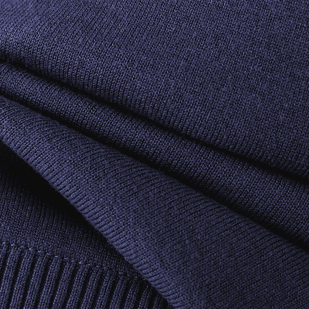 Navy Blue Sweater Boys School Uniform, Cable Knit V-Neck Knitted Uniform Toddler Kids Girls Clothes Dress Vests
