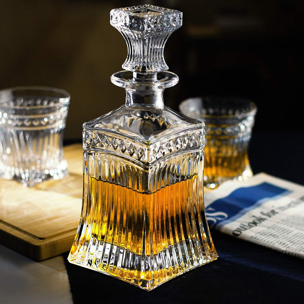 Whiskey Decanter with Stopper,18 oz