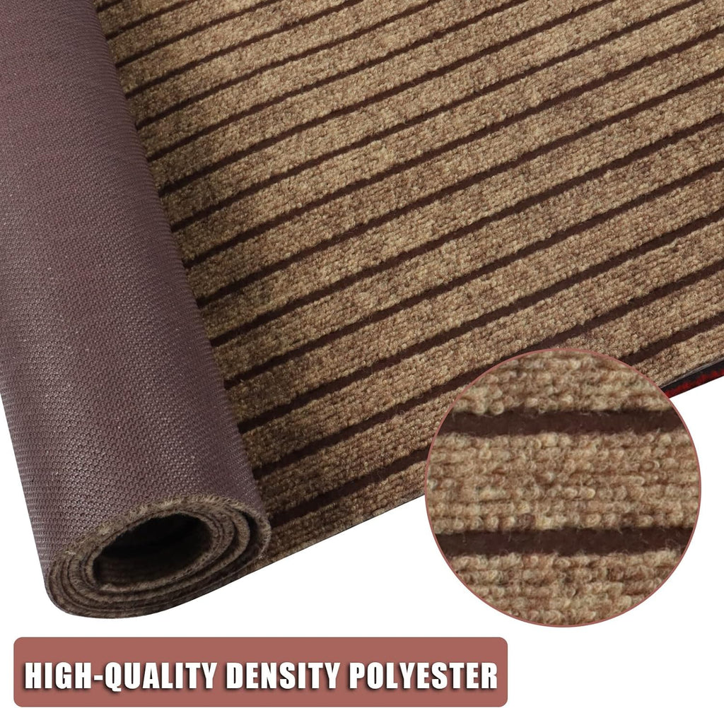 Runner Rug 2 ft x 6 ft Indoor/Outdoor Low Profile, Hallway, Kitchen, Patio, Deck Area, RV, Entryway, Garage, with