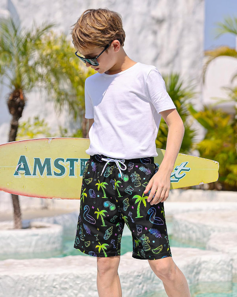 Boys Swim Trunks Board Shorts Teen Boys Swimsuit Quick Dry Swimwear Swimming Shorts Bathing Suit