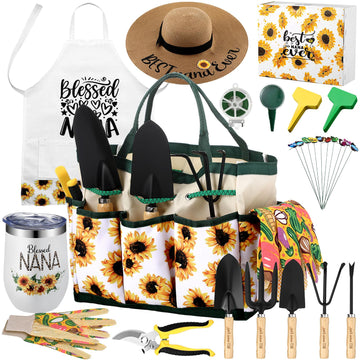 16 Pcs Christmas Garden Tools Set for Women Birthday Garden Gift