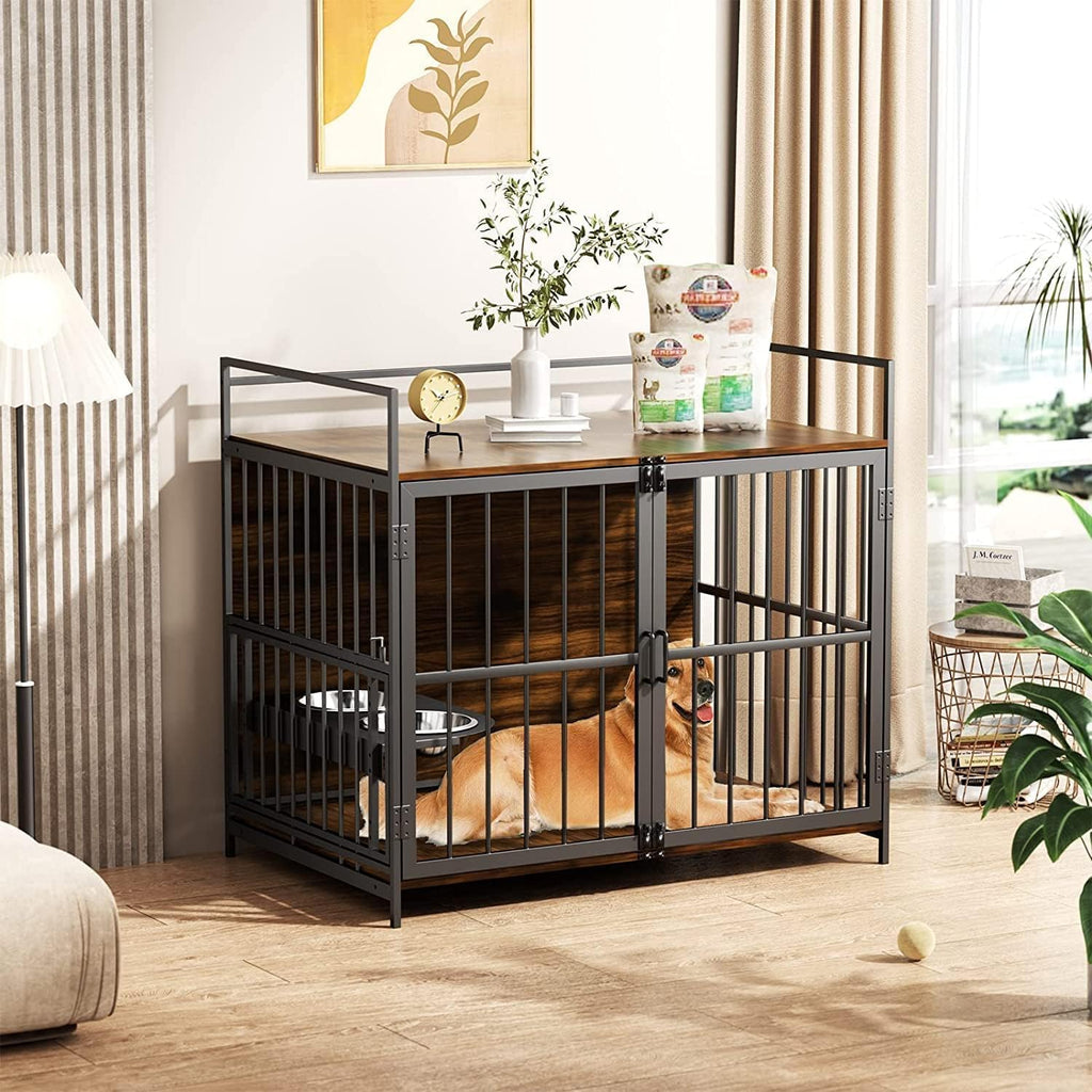 41 Inch Dog Crate Furniture, Indoor Kennel End Table