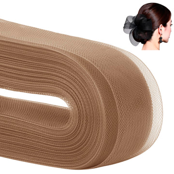 Stiff Horsehair Braid for Sewing 1-1/2 Inch x 50 Yards, Polyester Horsehair Braid Trim Boning for Sewing Wedding