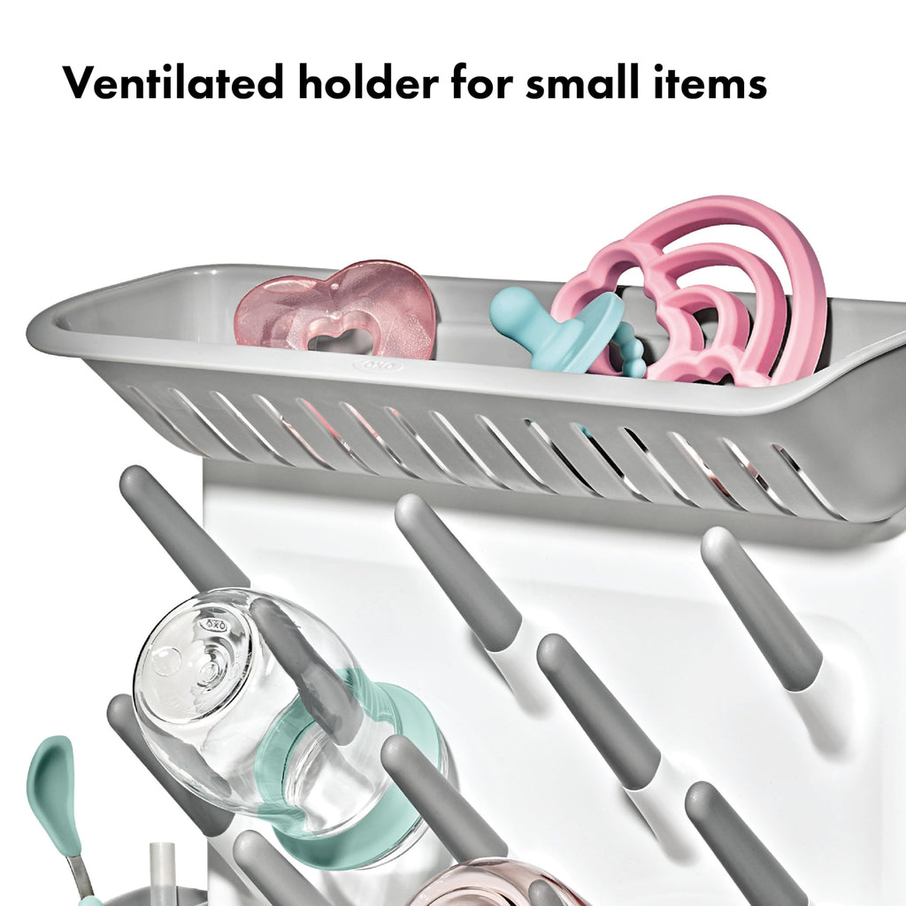 Expandable Baby Bottle Drying Rack, Space-Saving