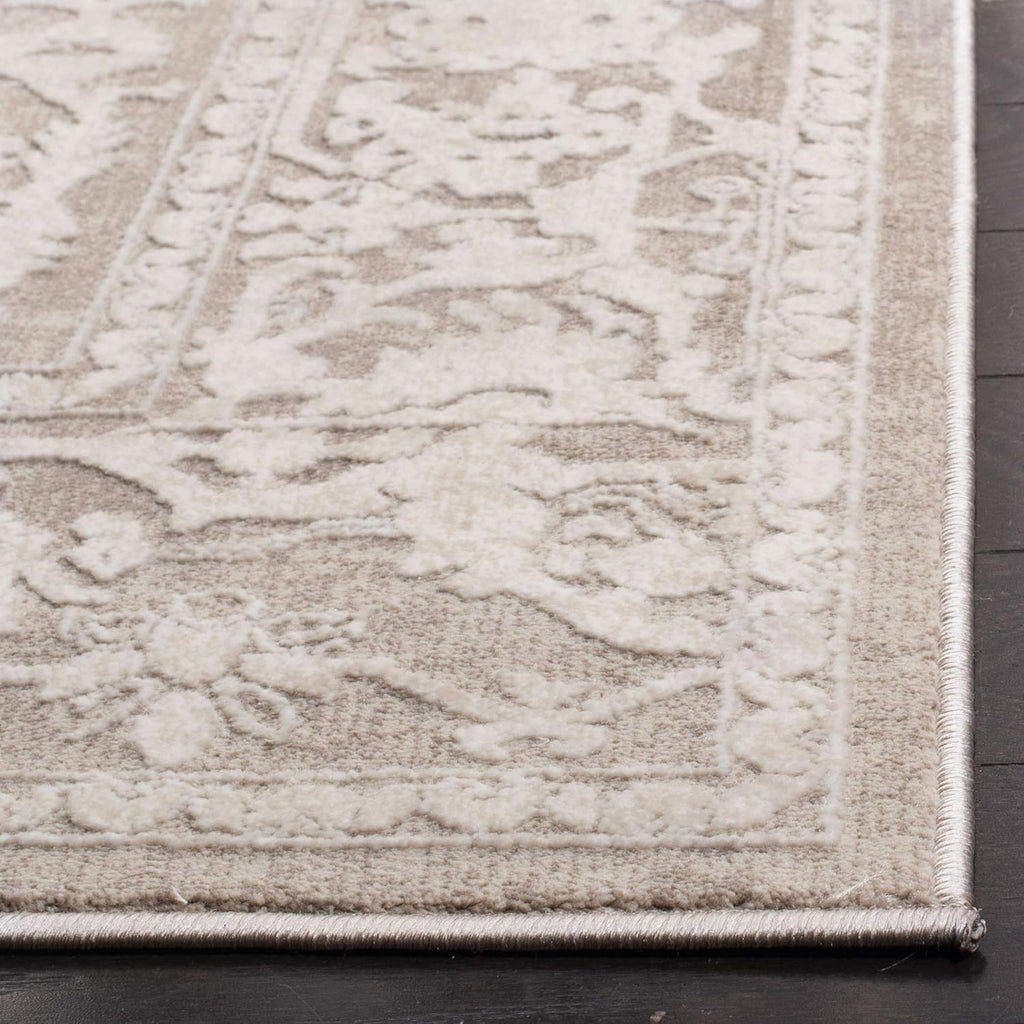 Area Rug 8x10 - Reflection - Large - Beige & Cream, Non-Shedding & Easy Cleaning