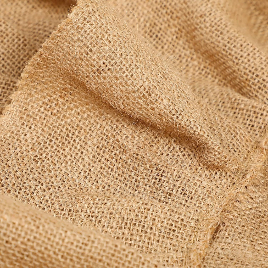 Burlap Christmas Fall Tree Skirt Boho Ruffled Trim Christmas Tree Collar Linen Rustic Skirt Decorations for Farmhouse