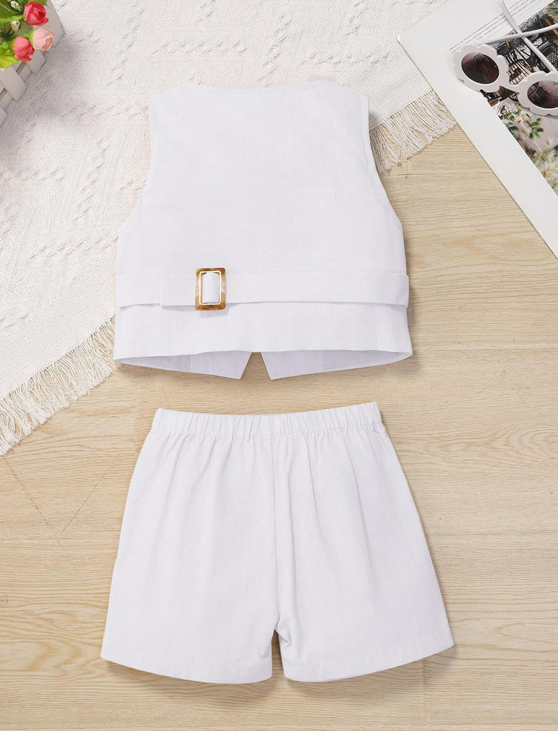 Toddler Baby Boys Formal Suit Set with Dress Shirt + Bowtie + Vest + Pants Piece Gentleman Wedding Tuxedo Outfits