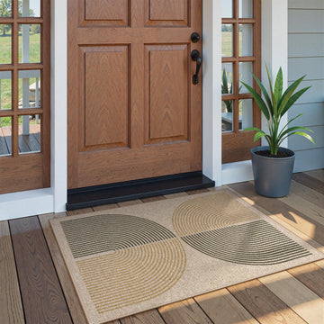 Rainbow Muddy Mats for Indoor, 32"x48" Indoor Outdoor Front Door Mat