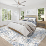 8x10 Area Rugs for Living Room, Washable Modern Abstract Large Area Rug Neutral Soft Non Slip Kids Rug Stain Resistant