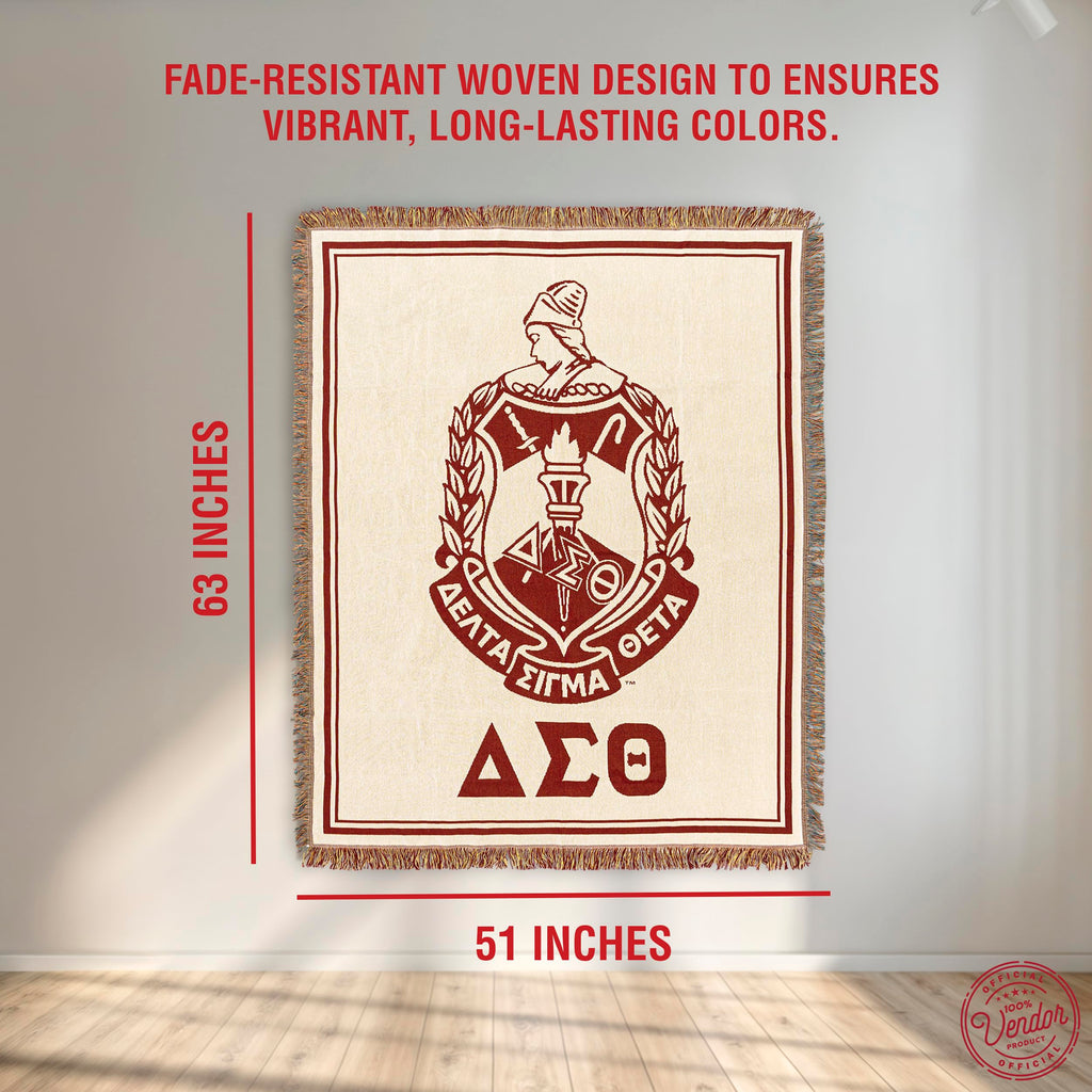 Delta Sigma Theta Sorority Paraphernalia - Woven Tapestry