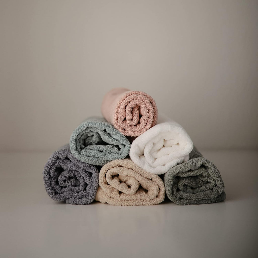 Baby Hooded Towel | Organic Cotton (Moss)