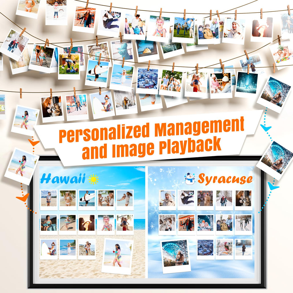 Large Digital Picture Frame with WiFi, 15.6" Full HD Touchscreen 64GB