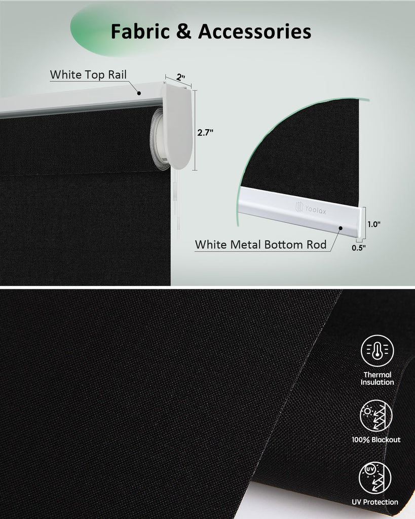 Motorized Blinds App Control, Apex Black